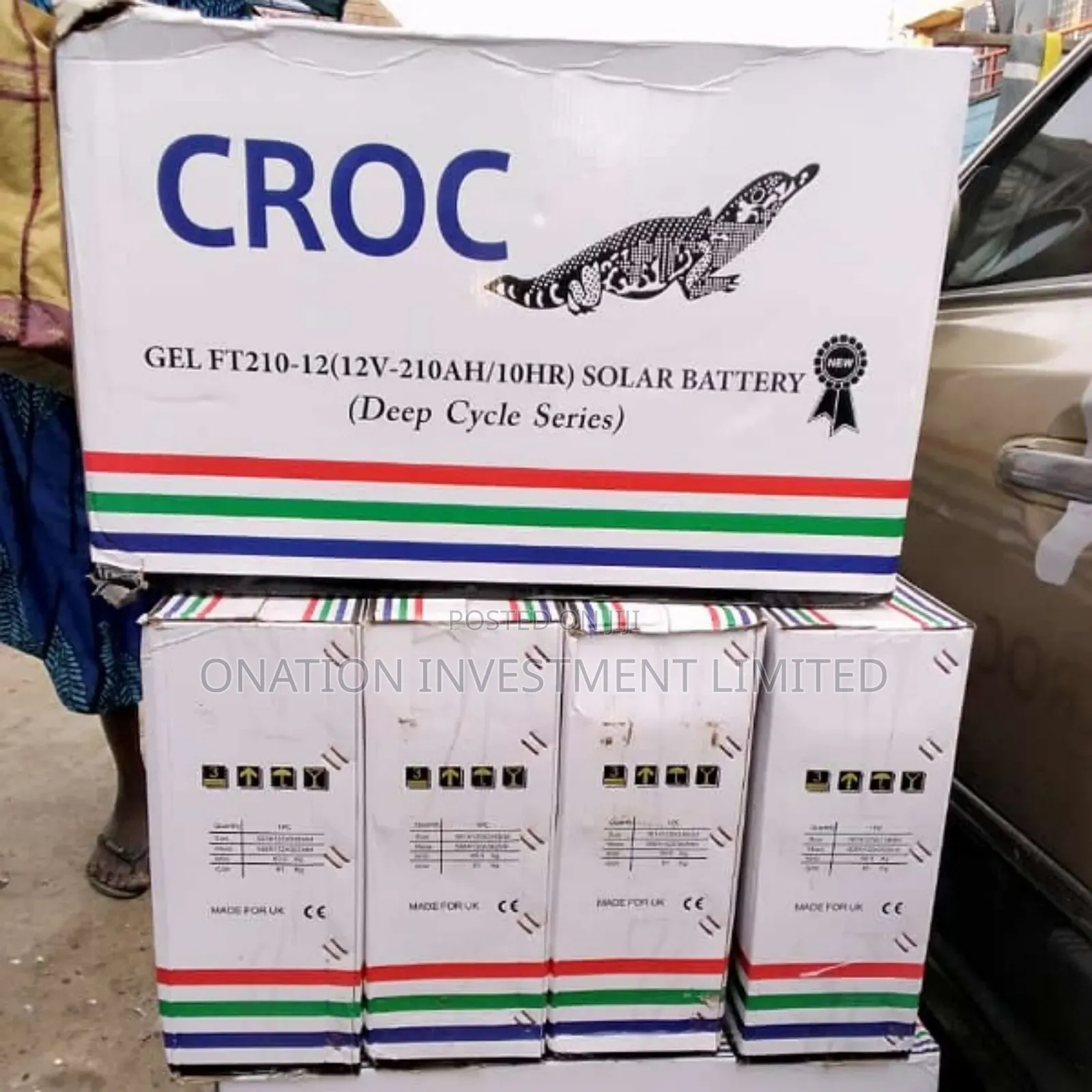 210ah 12v Croc Gel Deep Cycle Battery