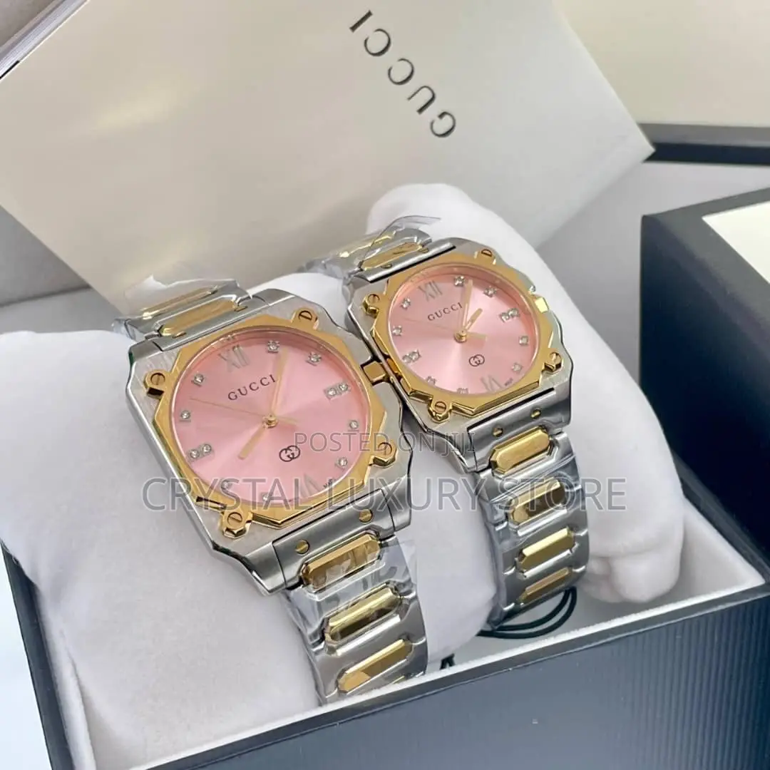 Gucci Quality Luxury Couples Set Wristwatch