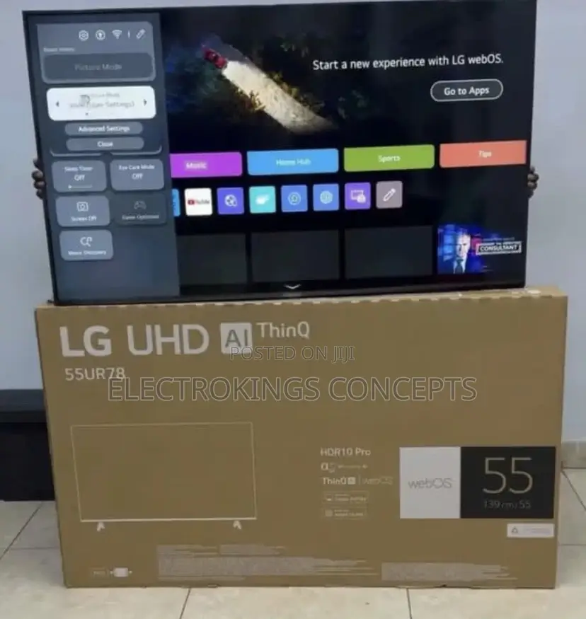 Brand New Lg 55inch Uhd, Ai Think Smart, Satellite Tv