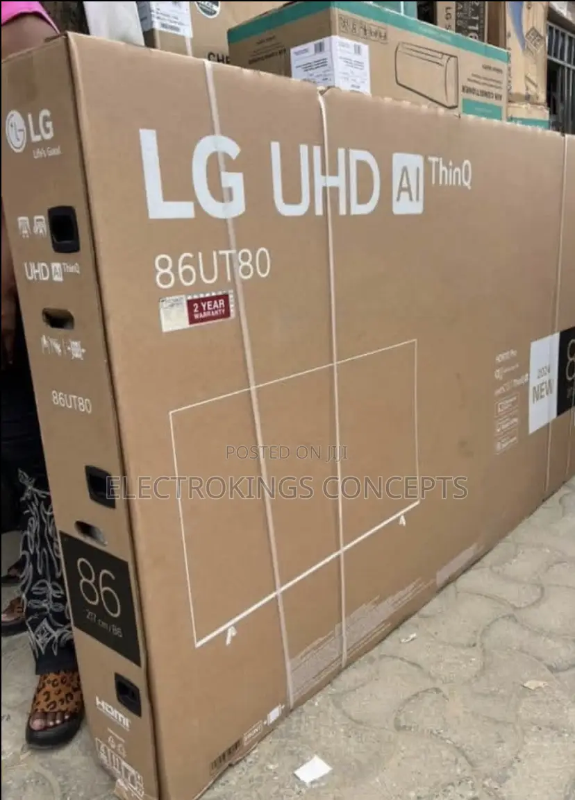 Original Lg 86” Uhd, Ai Think Smart, Satellite Television