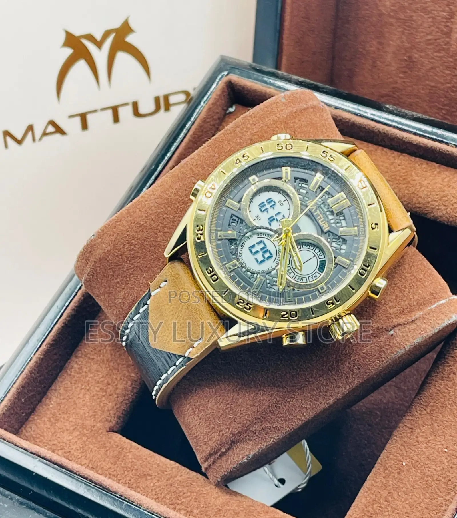 High Quality Luxury Leather Watch
