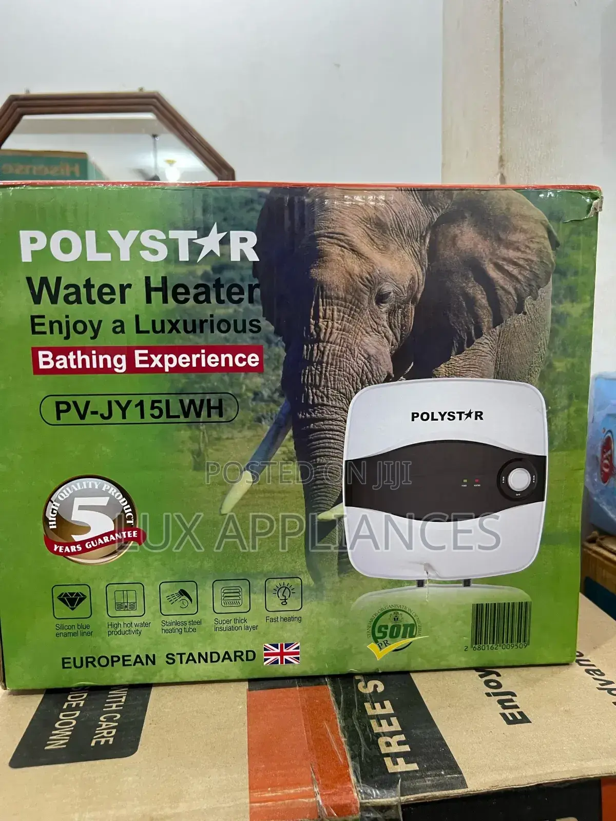 Polystar Pv-Jy15lwh 15l Hot Wave Water Heater