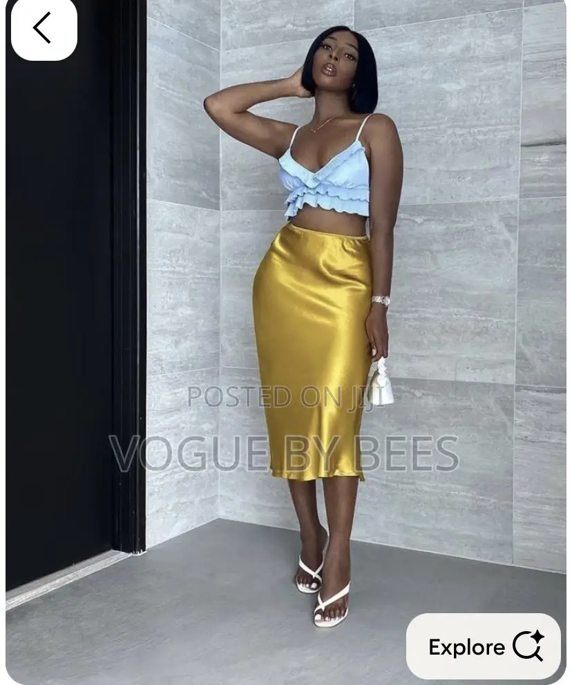 Ladies Silk Skirt