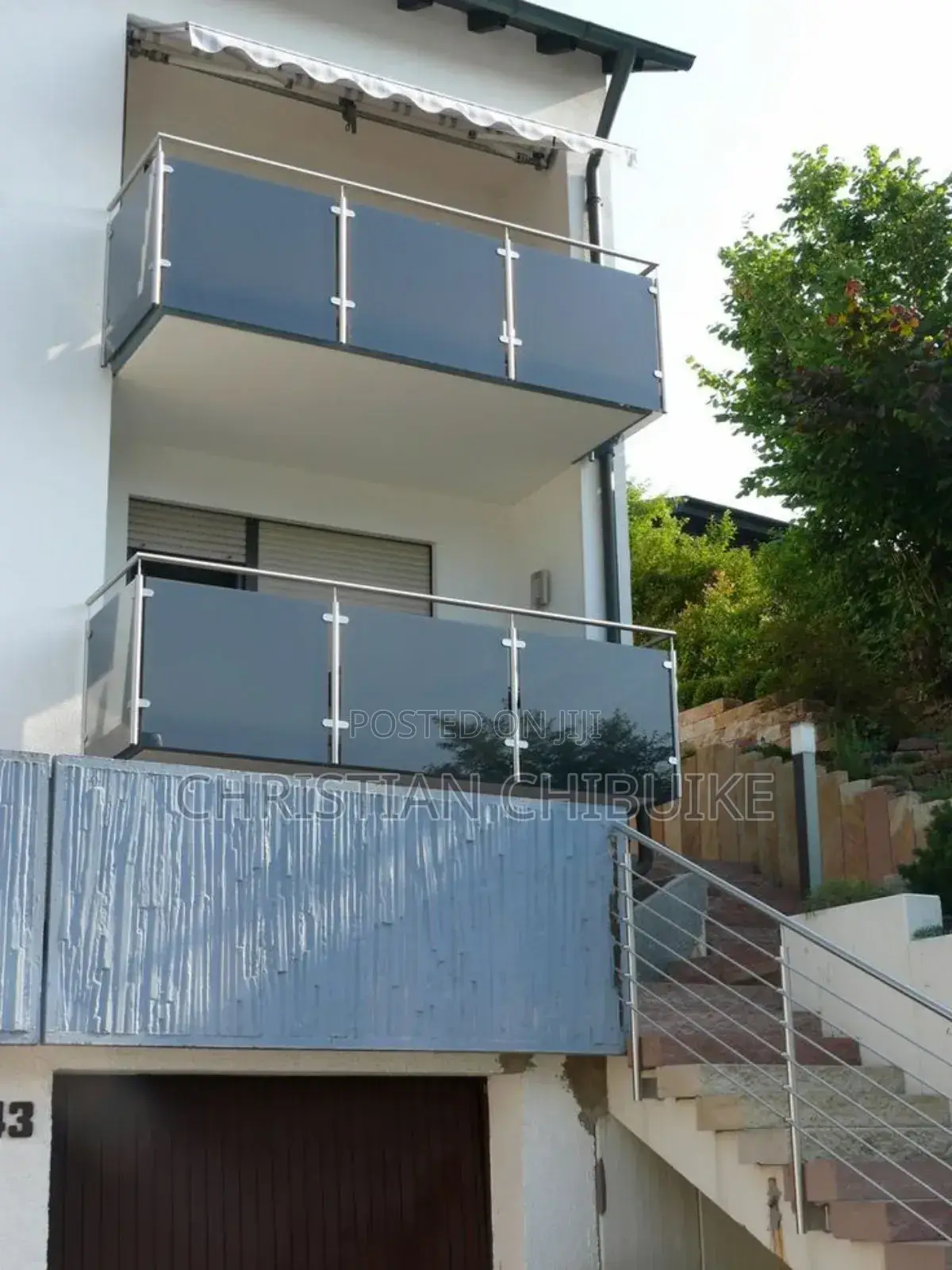 Stainless Handrail Glass