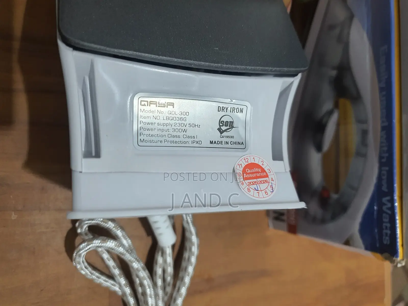 Low Voltage 300watts Pressing Iron