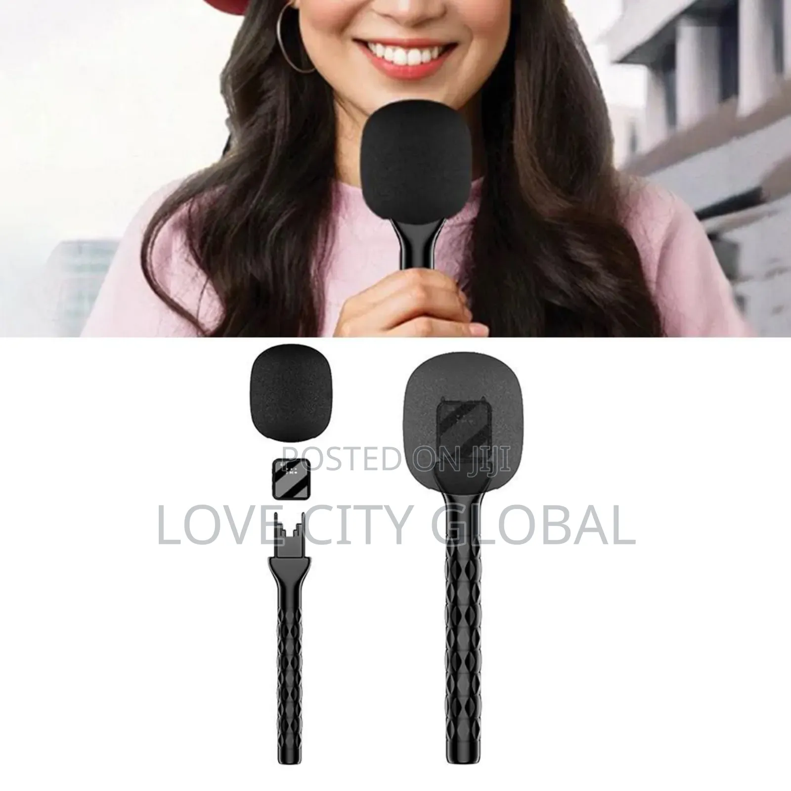Handheld Microphone Mount Portabl Mic Stick Lapel Mic Holder