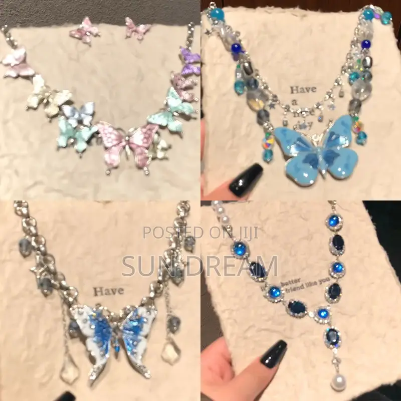 Y2k Punk Necklace Lady Vintage Necklace Accessories