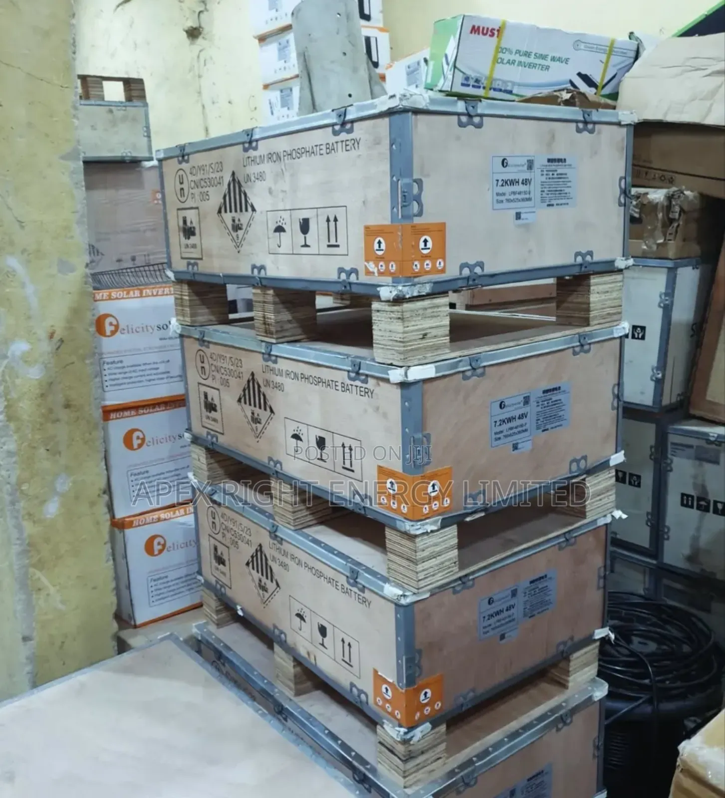 7.2kwh Felicity Lithium Battery 51.2v Lbpf 5-yrs Warranty