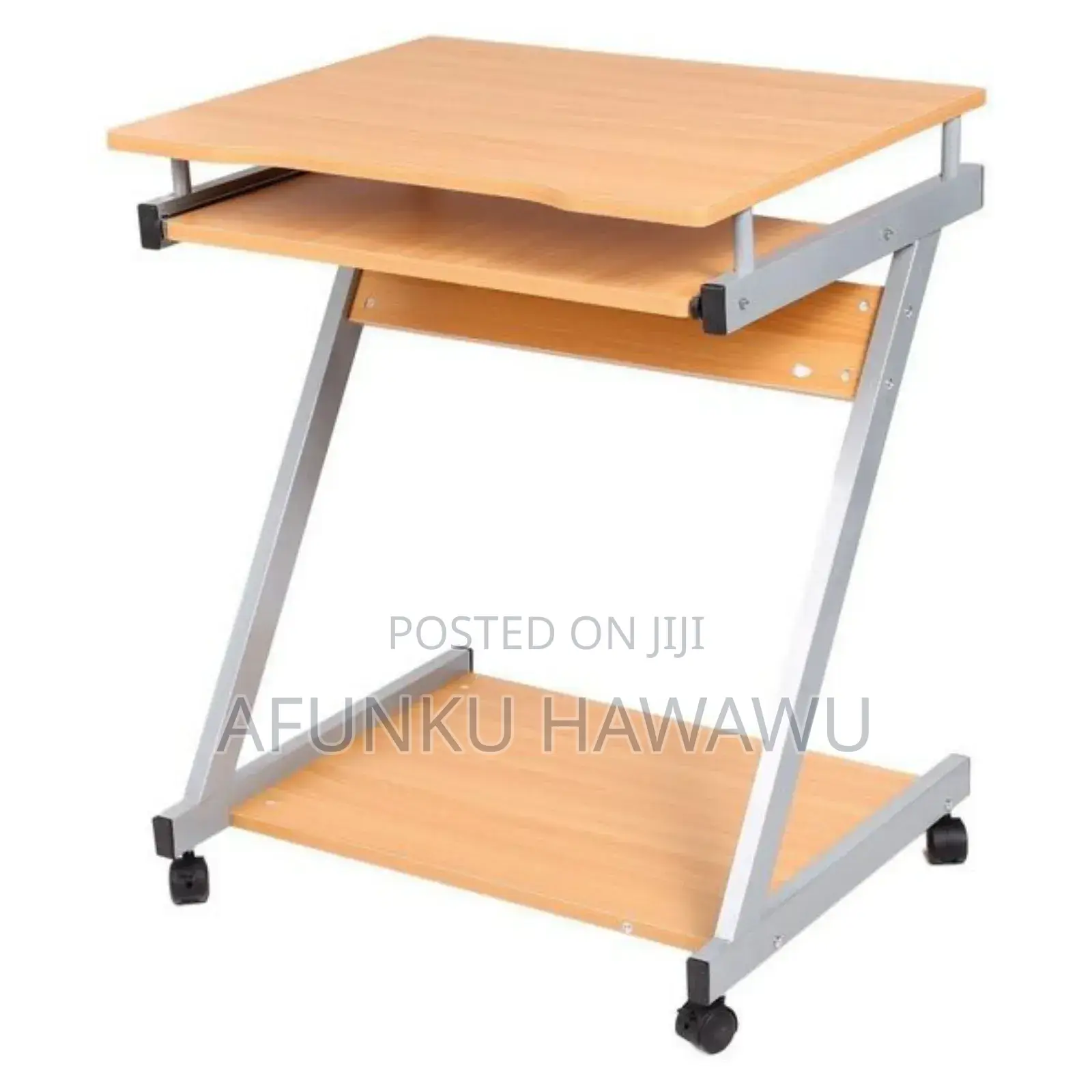 Z Shape Laptop Table With Drawer