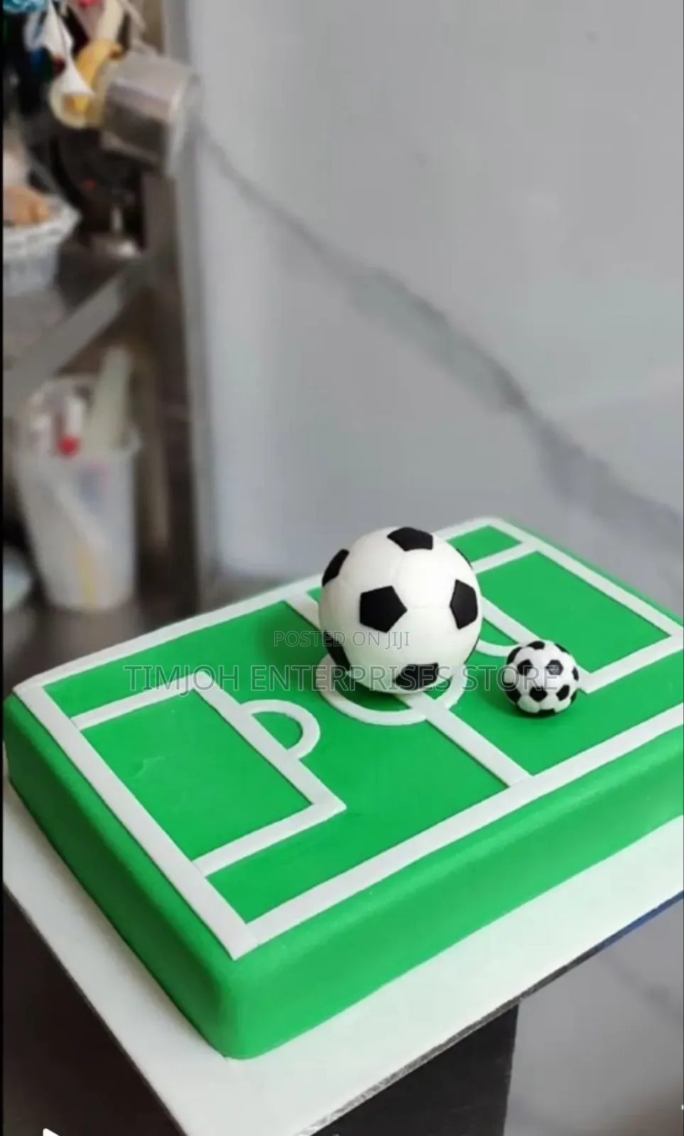 Football Field Themed Cake