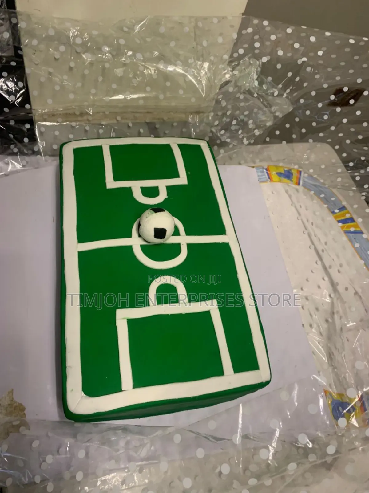 Football Field Themed Cake