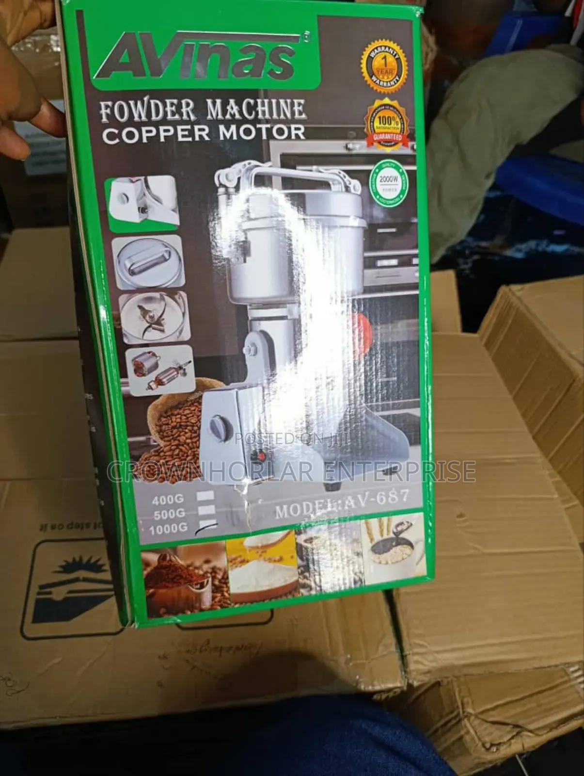 500g and 1000g() Alvinas Dry Grinder Machine