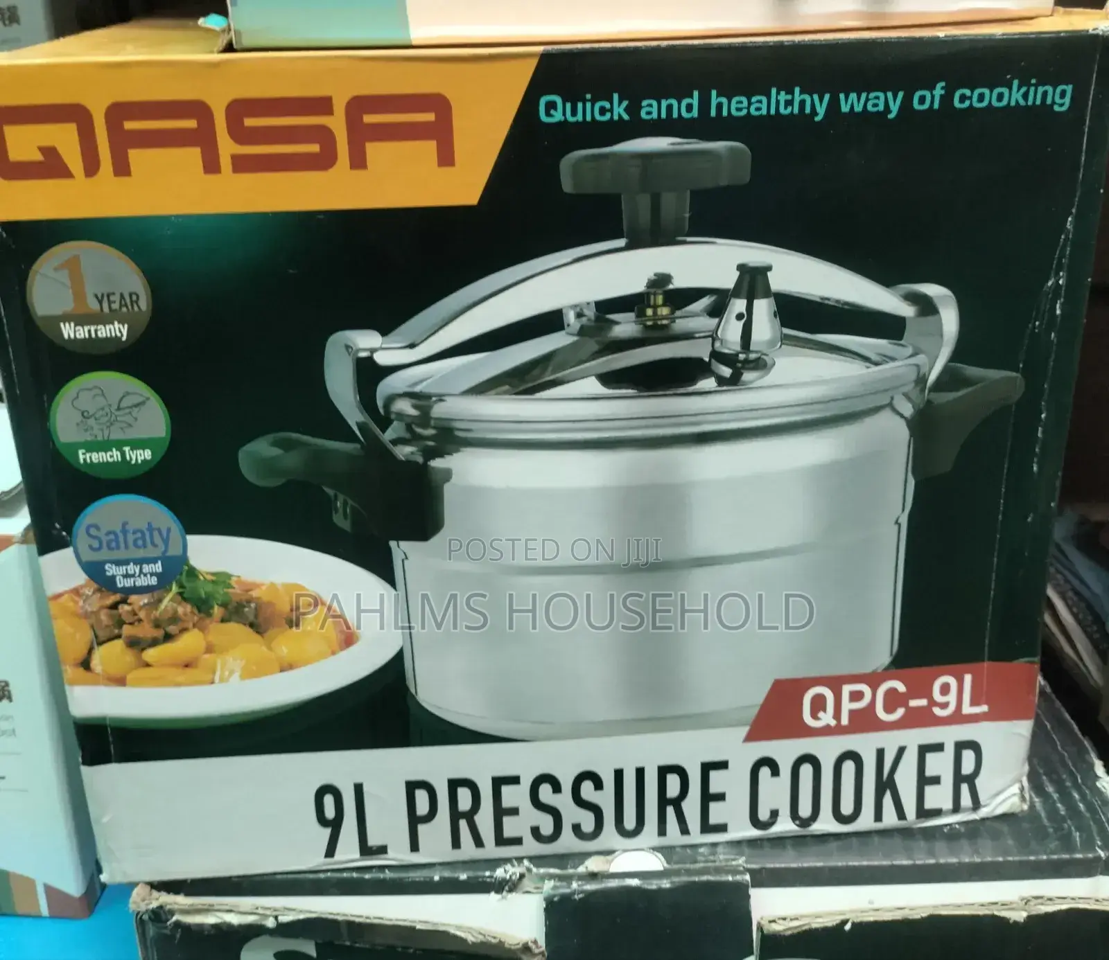 9liter Qasa Stainless Steel Pressure Cooker