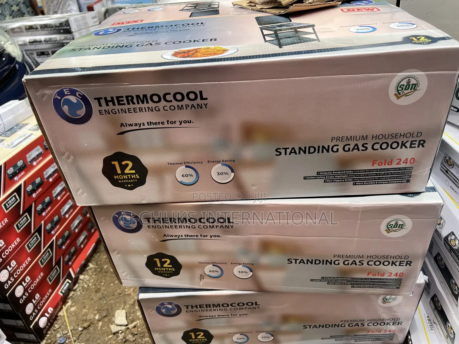 Thermocool Premium Household Standing Gas Cooker