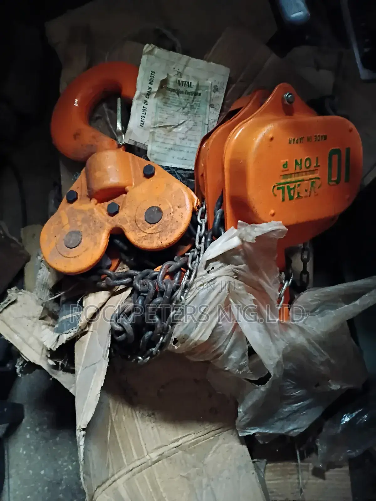 10ton Vital Chain Block