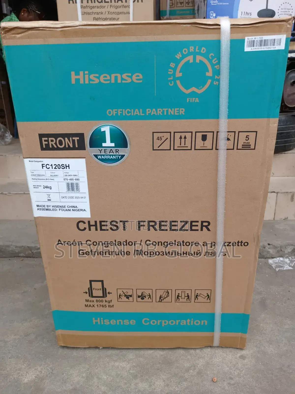 Hisense 95l Liters Chest Freezer Silver| FRZ 120sh
