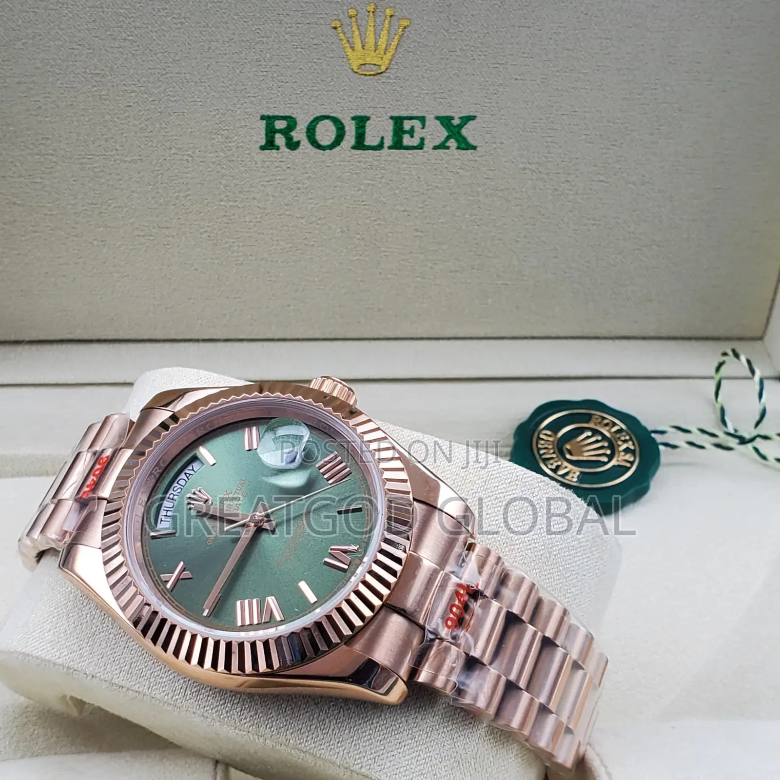 Rolex Unisex Luxury Watch With Box and Certificate Card