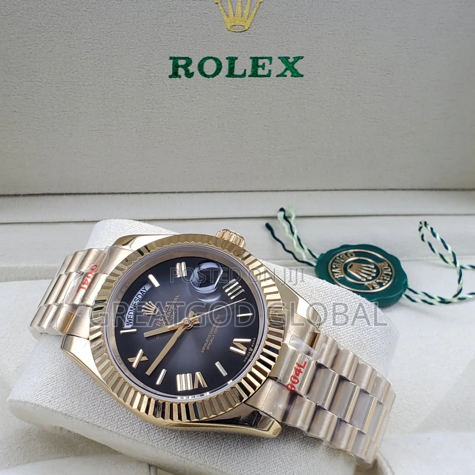 Rolex Unisex Luxury Watch With Box and Certificate Card