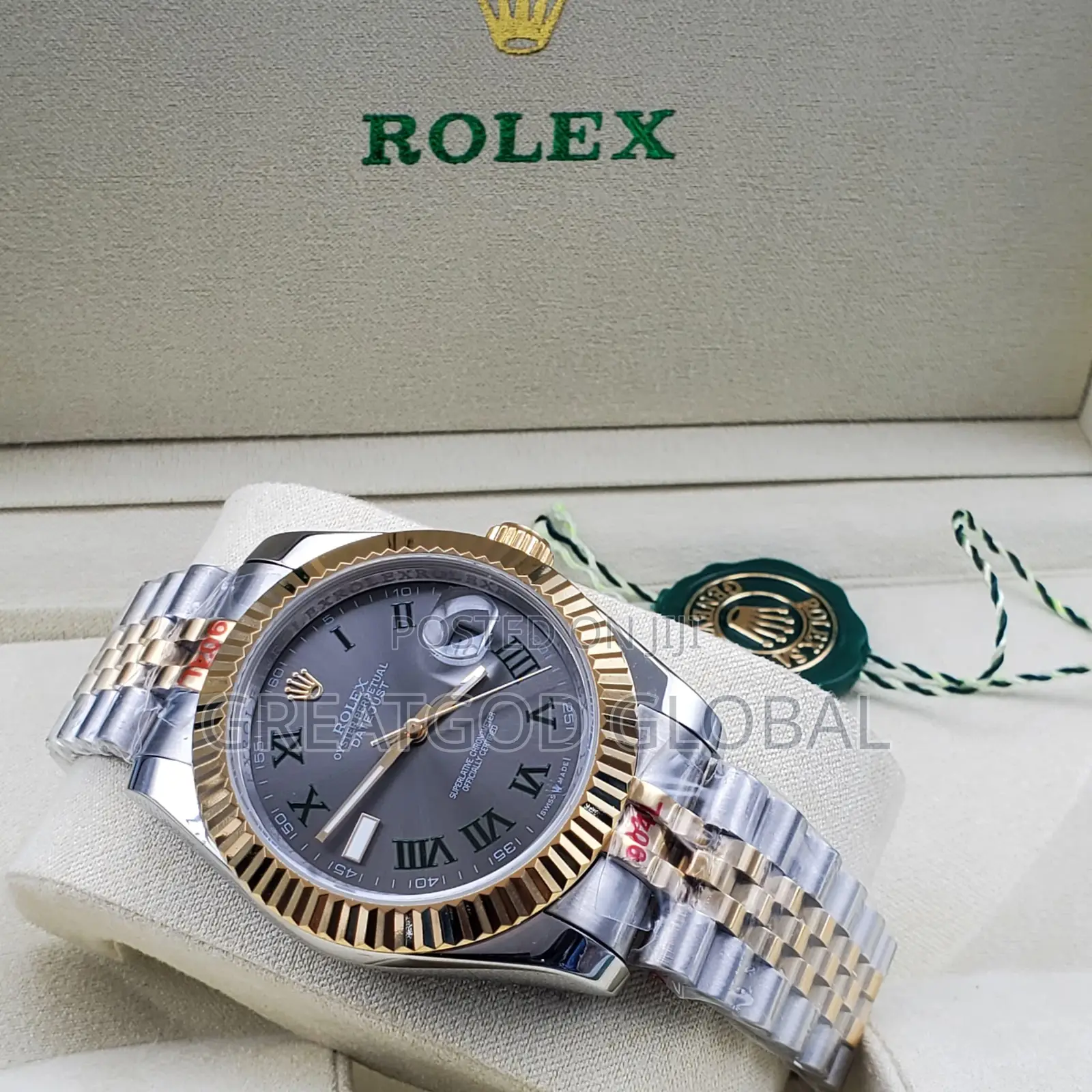 Rolex Unisex Luxury Watch With Box and Certificate Card