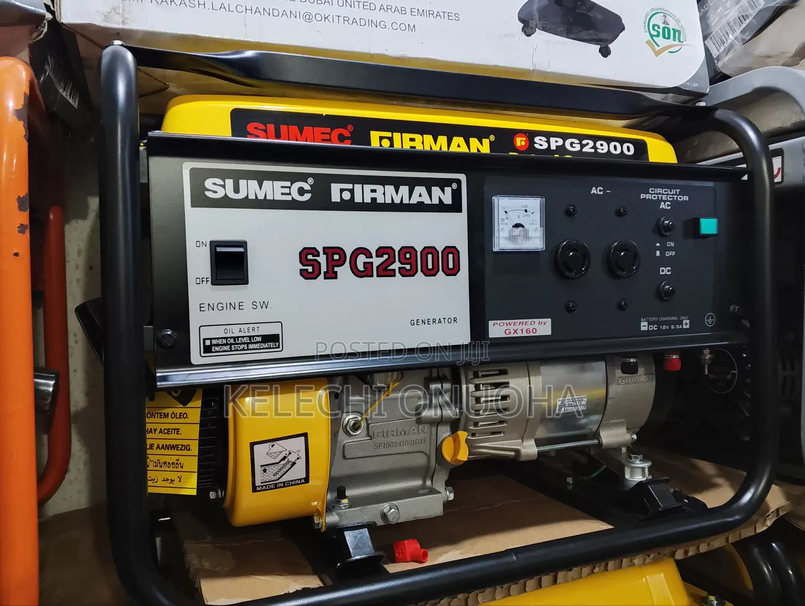 Yellow Firman Generator 2900
