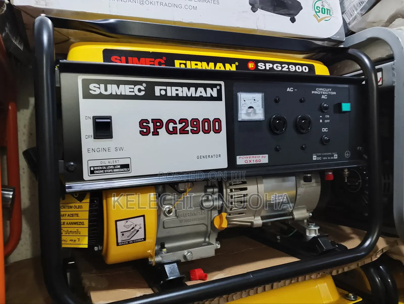 Yellow Firman Generator 2900