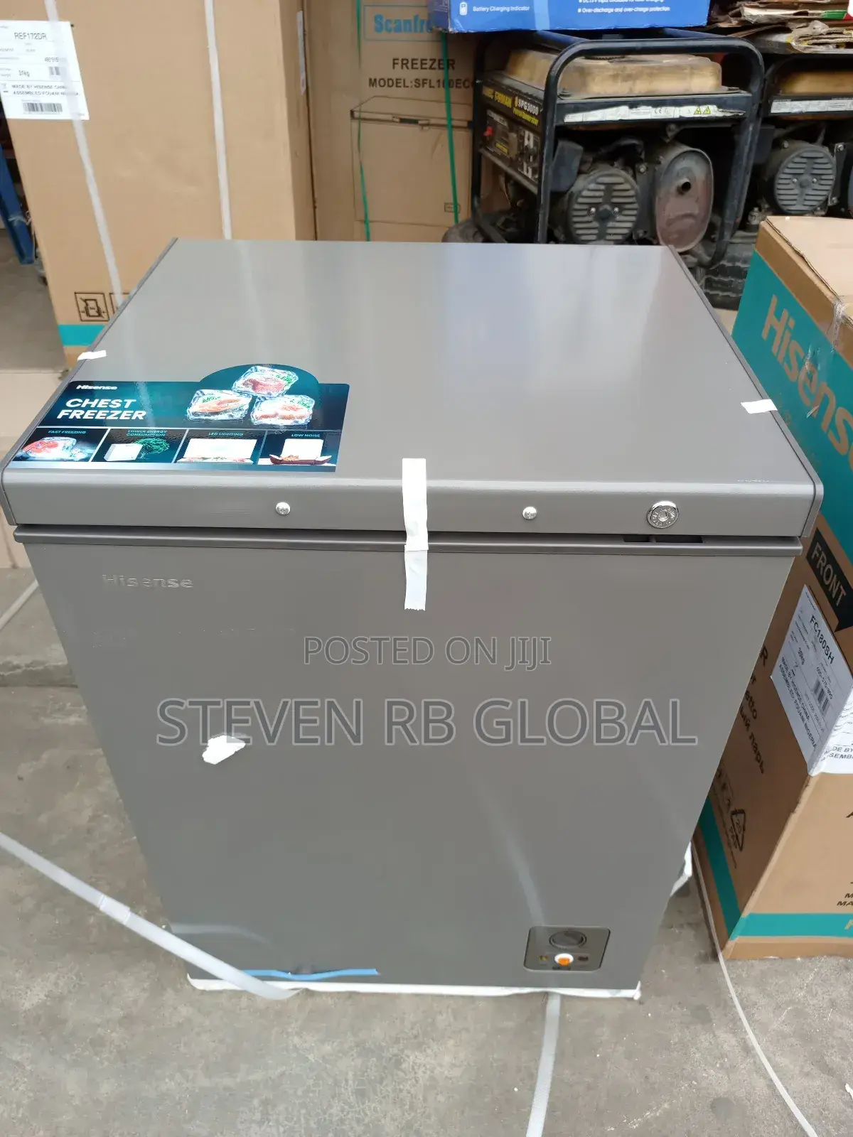Hisense 142 Liters Chest Freezer Silver | FRZ Fc 180sh