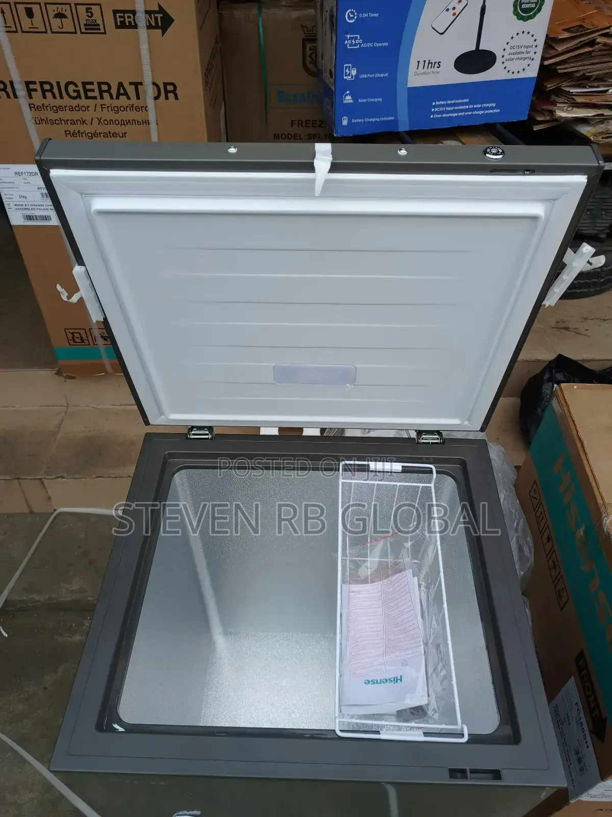 Hisense 142 Liters Chest Freezer Silver | FRZ Fc 180sh
