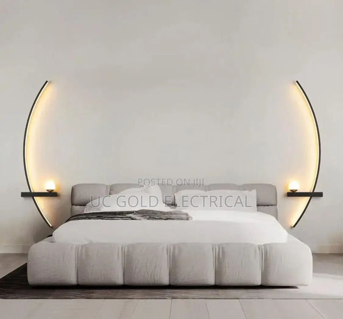 Nordic Led Wall Lamp Stripes Wall Sconce for Bedroom Bedside