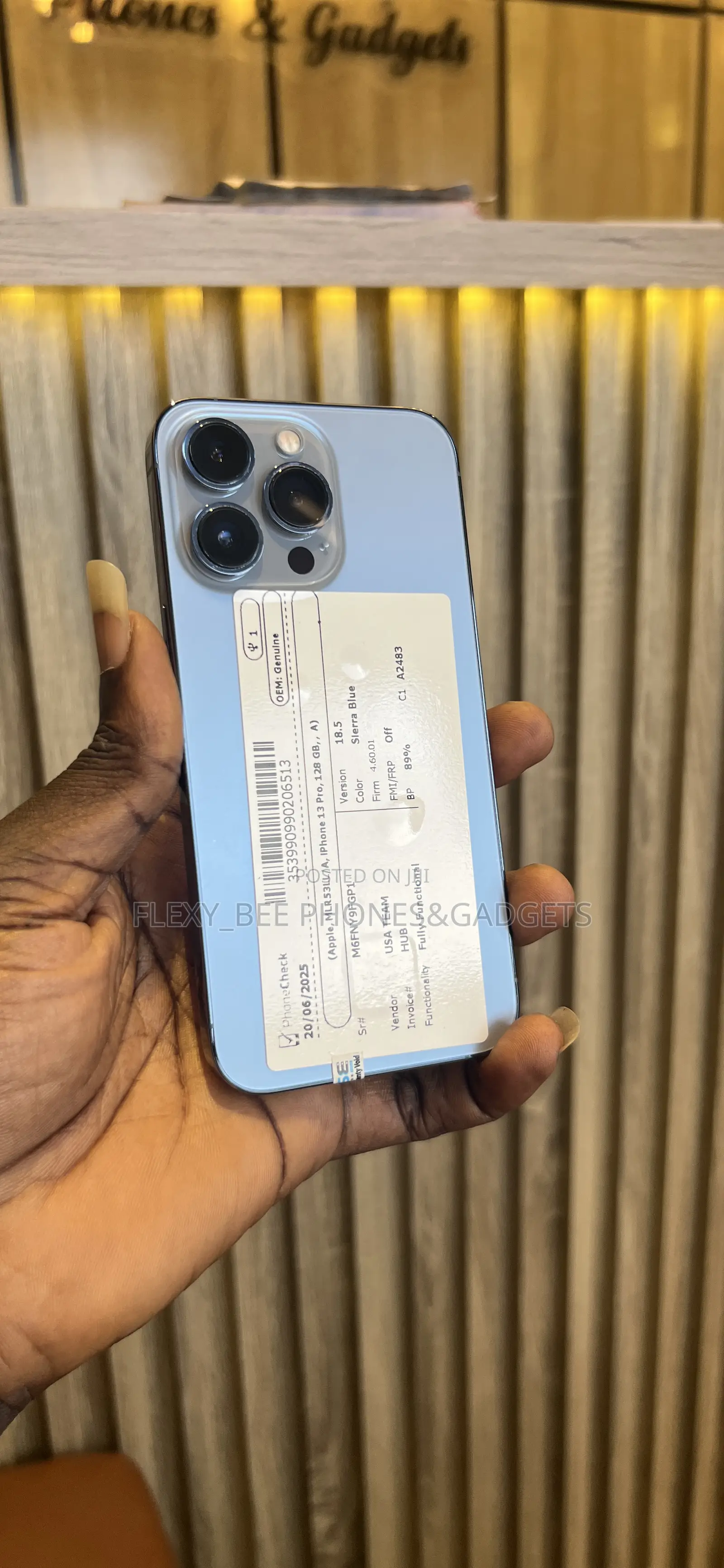 New Apple iPhone 13 Pro 128 GB Blue
