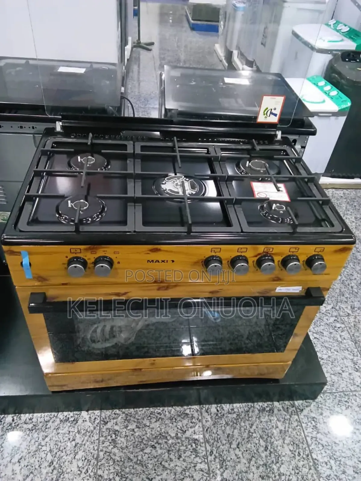 Maxi 5 Burner Gas Cooker With Oven