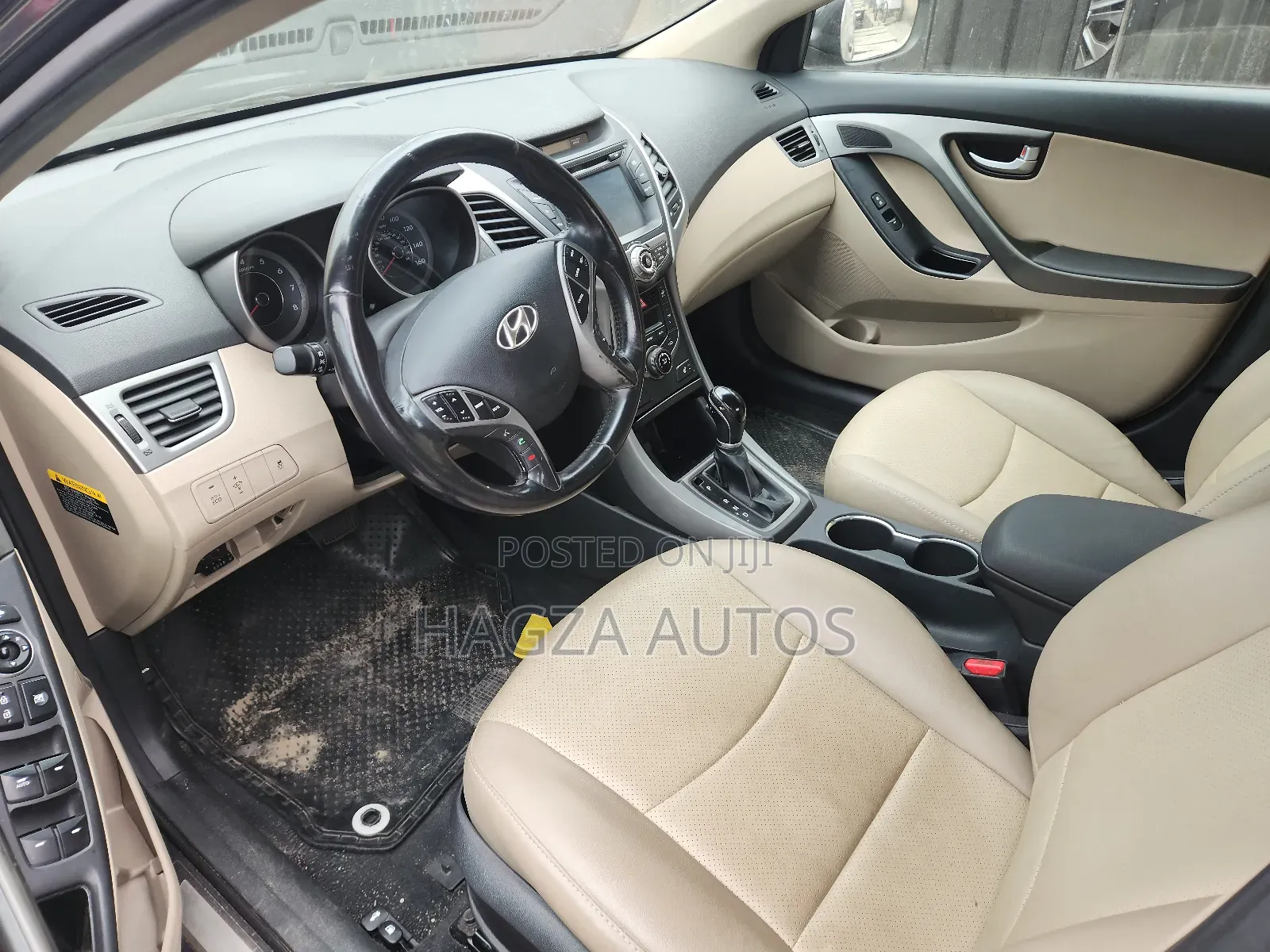 Hyundai Elantra Limited PZEV 4dr Sedan (1.8L 4cyl 6A) 2014 Black