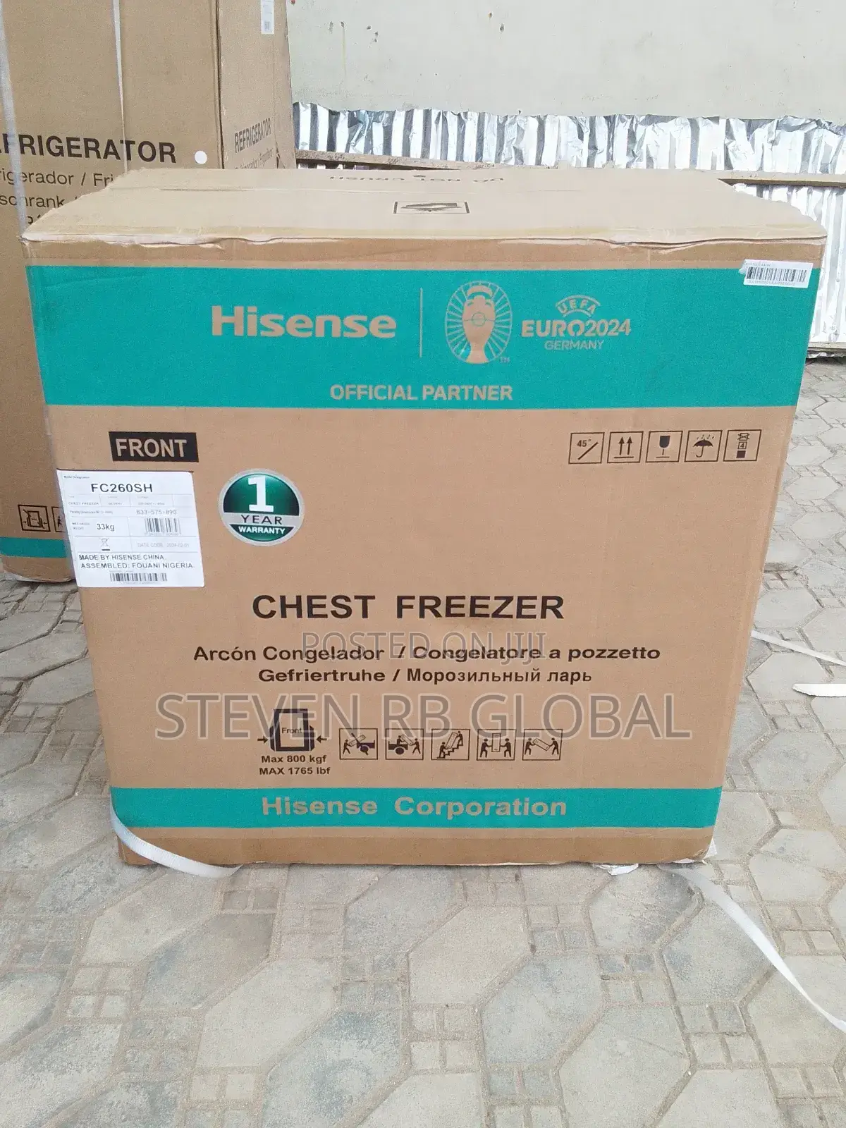 Hisense 198 Litres Chest Freezer Silver| FRZ Fc 260sh