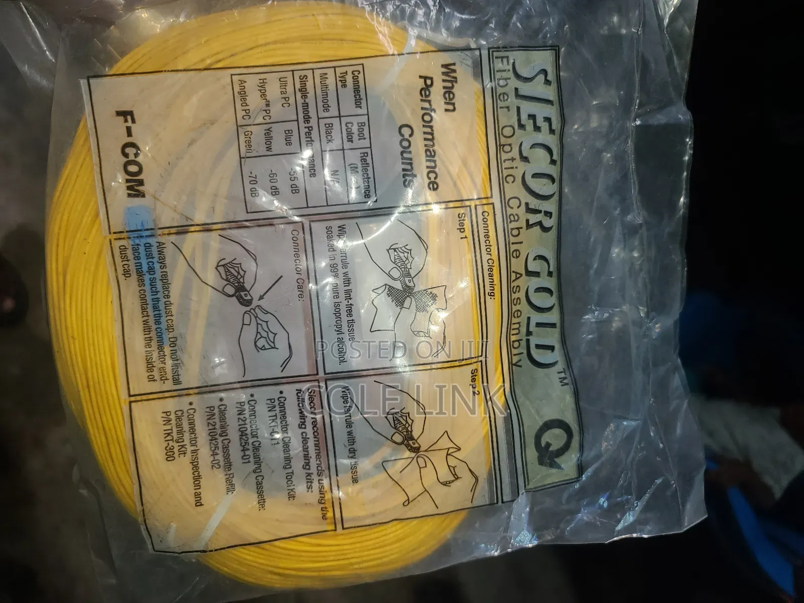 Lc to Sc S M 40meters Fiber Cable