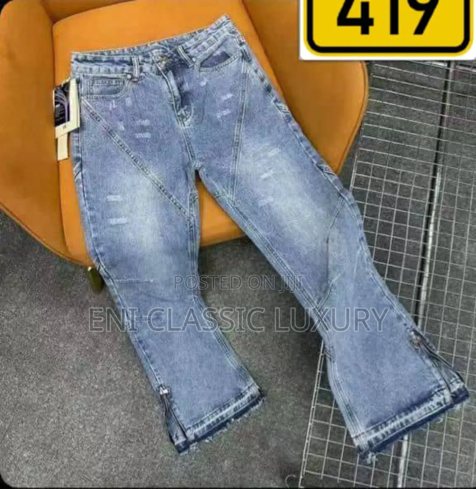 Classic Luxury Men's Cargo Jeans 👖 Well Branded