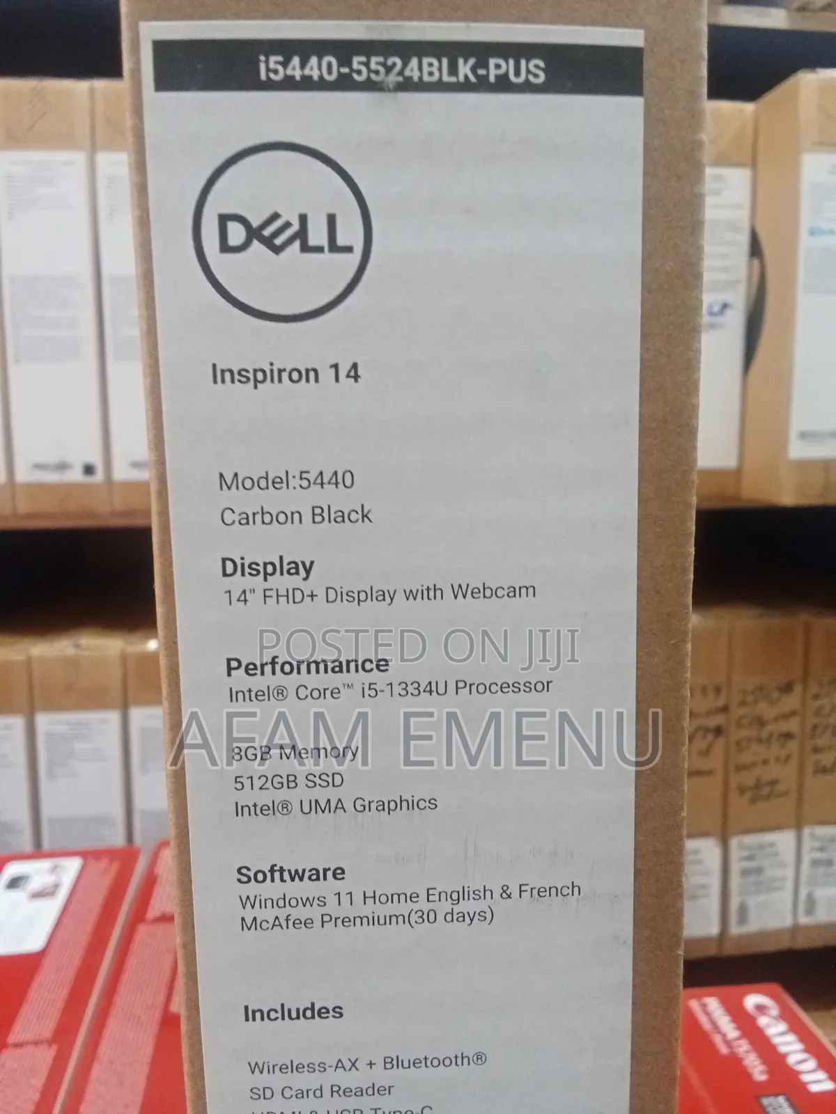 New Laptop Dell Inspiron 14 8GB Intel Core i5 SSD 512GB