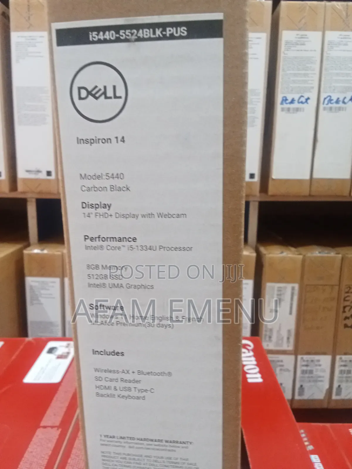 New Laptop Dell Inspiron 14 8GB Intel Core i5 SSD 512GB