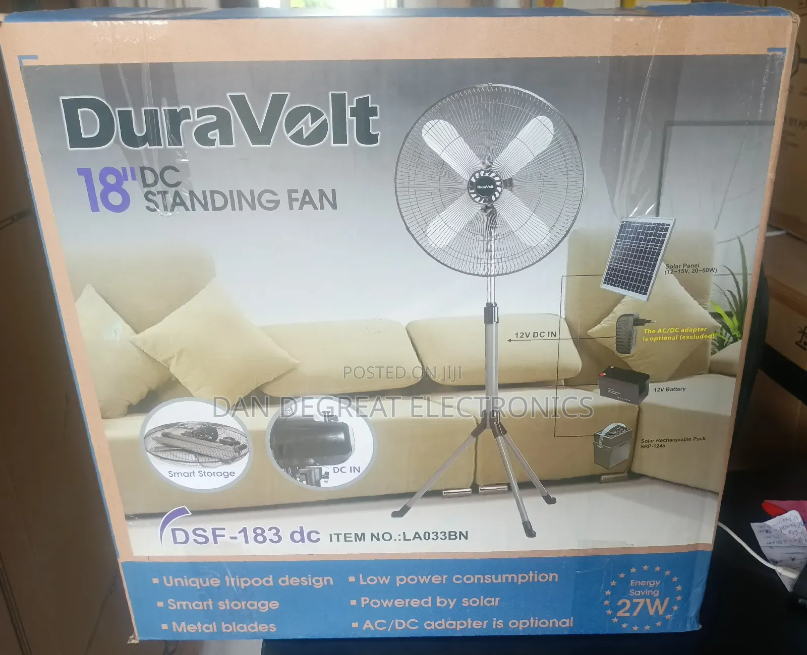 Duravolt 18 Inches Dc Standing Fan