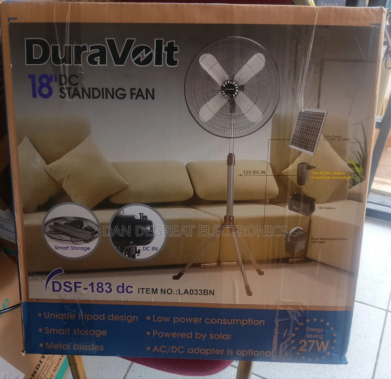 Duravolt 18 Inches Dc Standing Fan