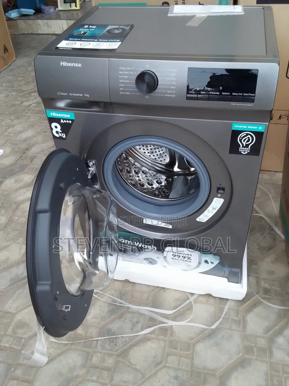 Hisense 8kg Front Loader Inverter Automatic Washing Machine