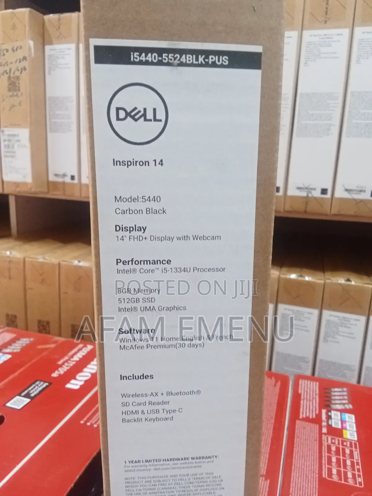 New Laptop Dell Inspiron 14 8GB Intel Core i5 SSD 512GB