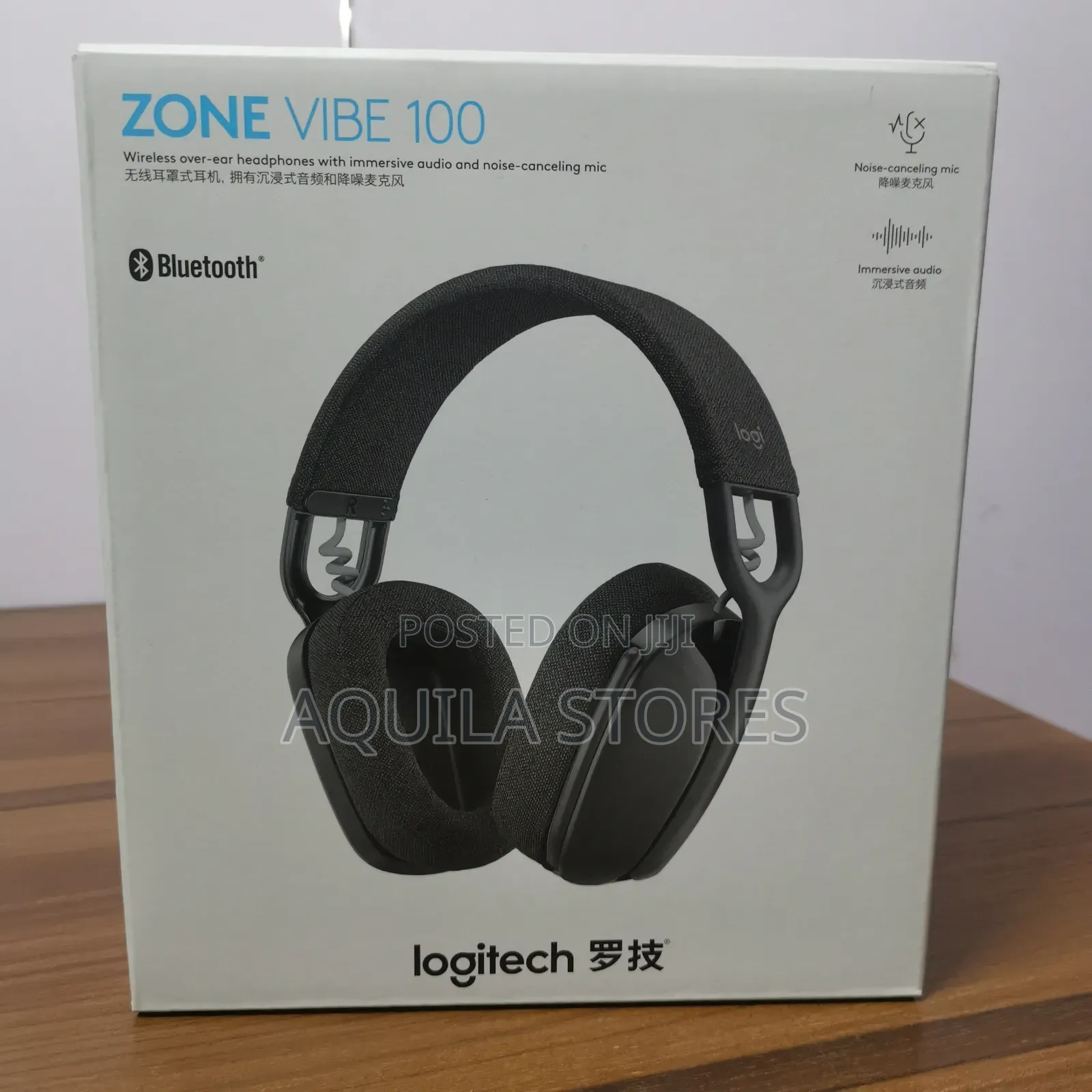 Logitech Zone Vibe 100 Wireless Over-ear Headphones