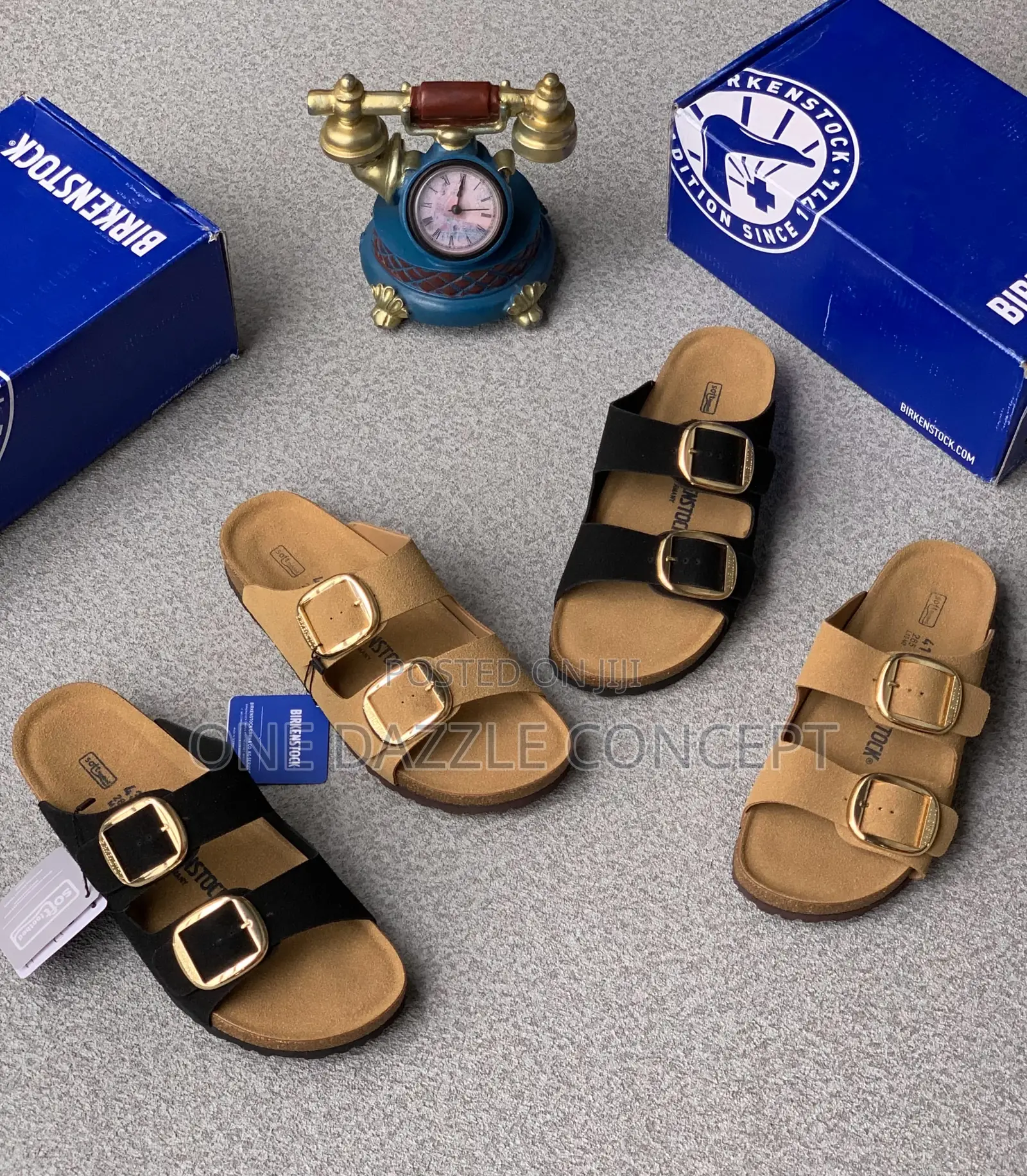 Birkenstock Suede Double Belt