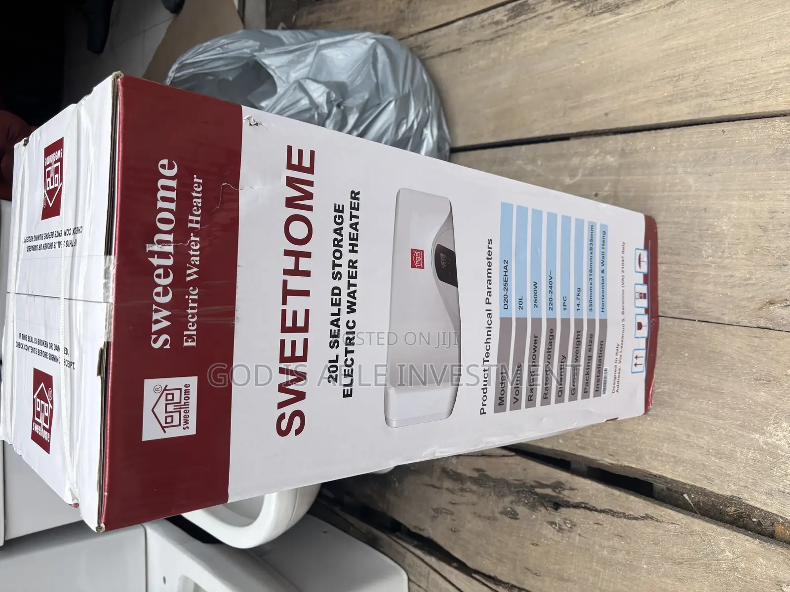 Sweethome 20litres Water Heater