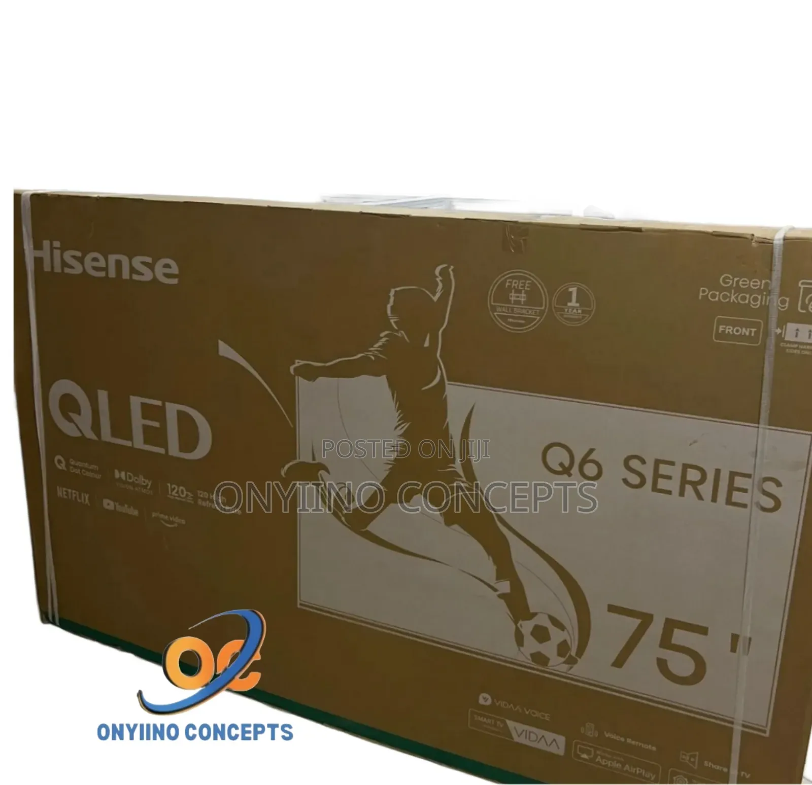 Brand New Hisense 75" Inches Qled Tv (Q6 Series)