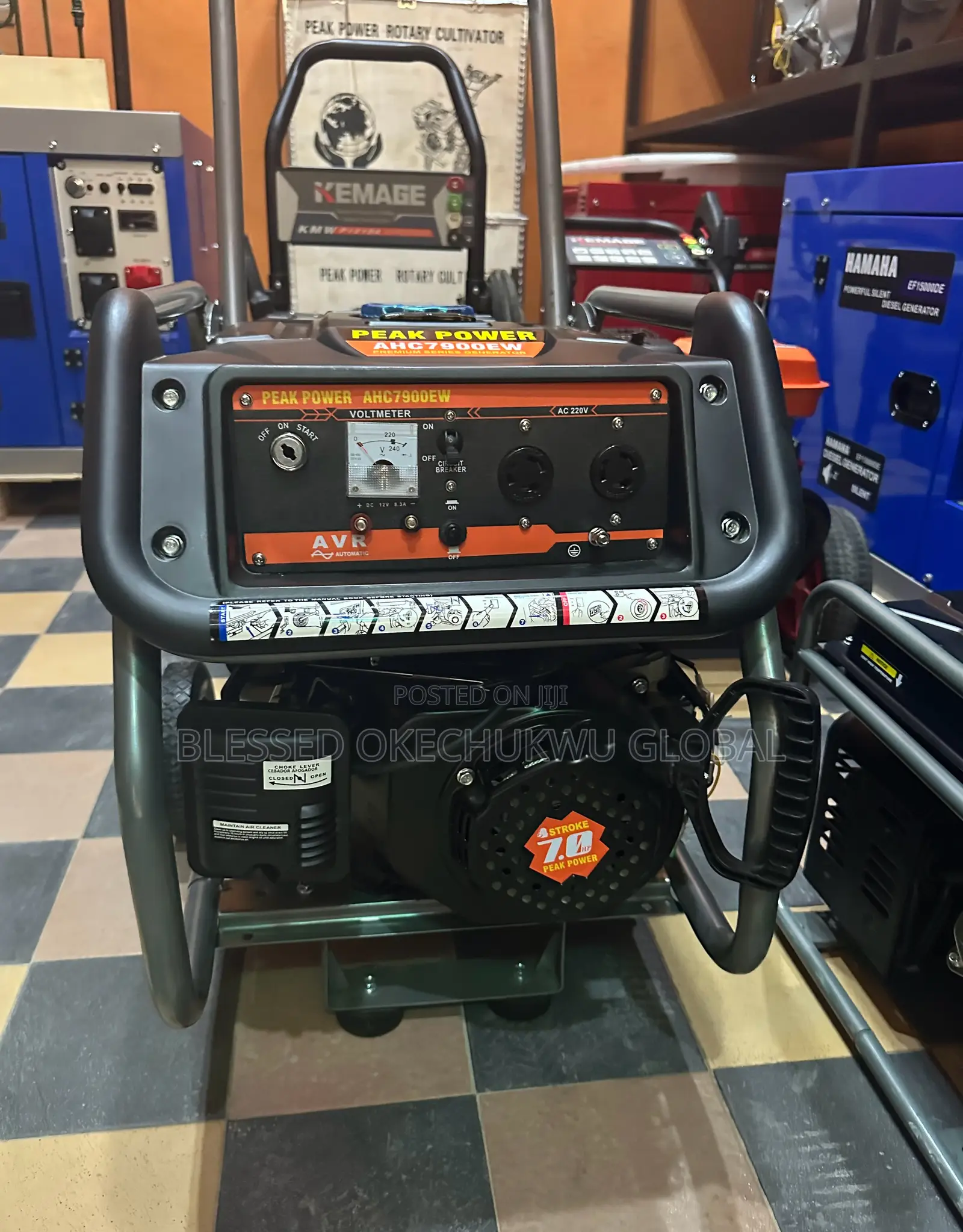 4.5kva Peak Power Generator Key Start With Warranty