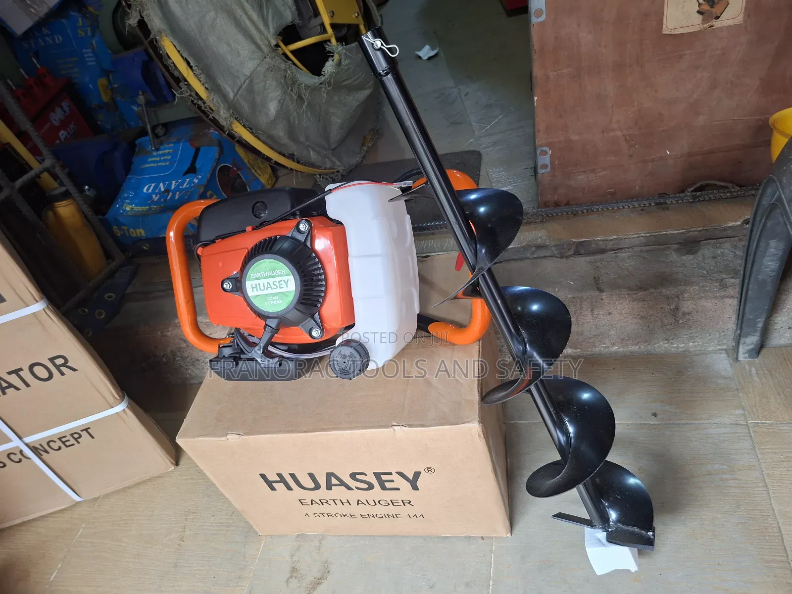 Earth Auger 4 Stroke Engine.