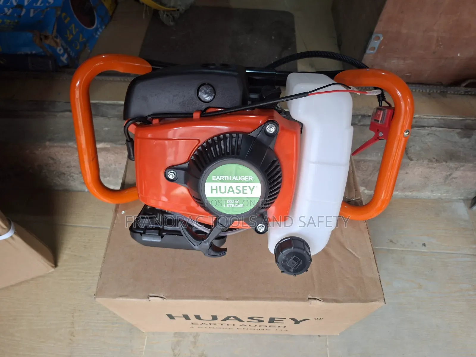 Earth Auger 4 Stroke Engine.