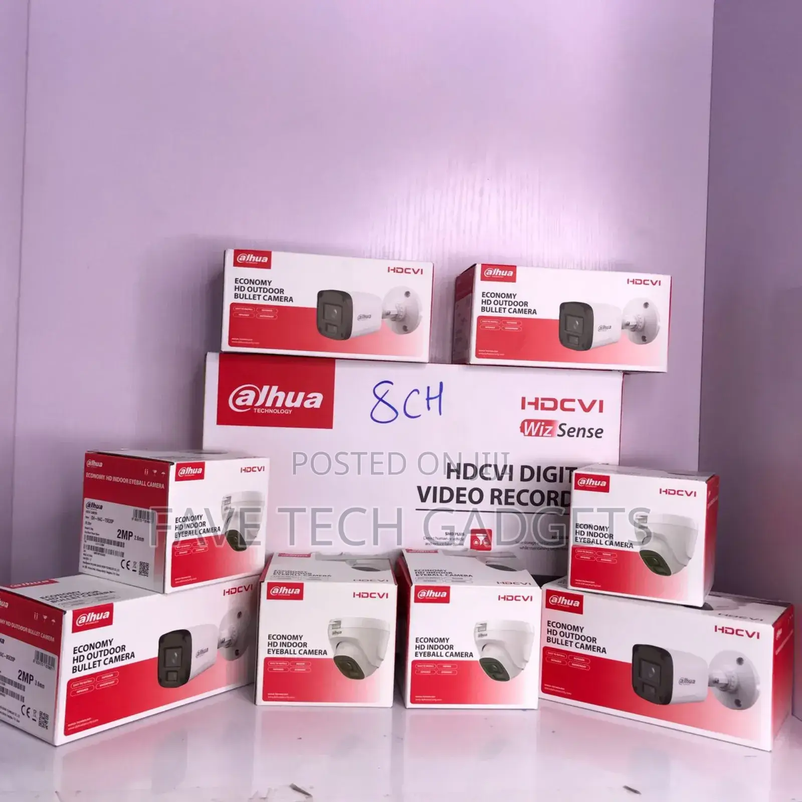 Dahua 8 Channel Dvr+ 8 Camera