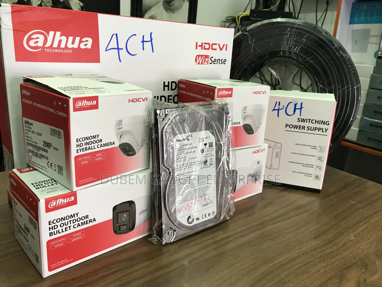 Dahua 4 Channel Camera Kit.