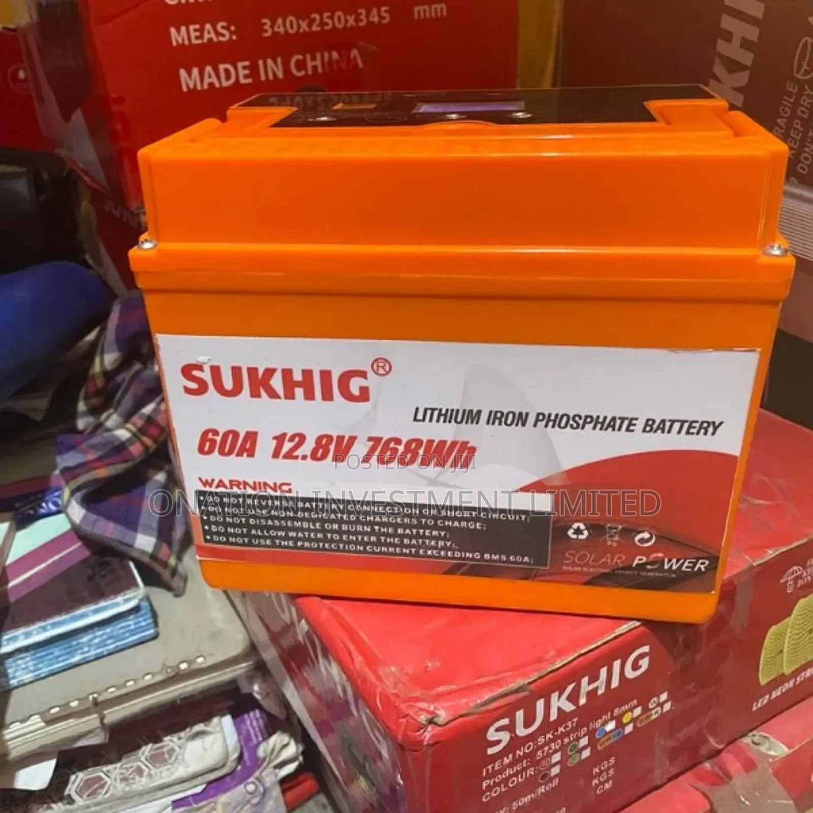 60ah 12.8v Sukhig Lithium Battery